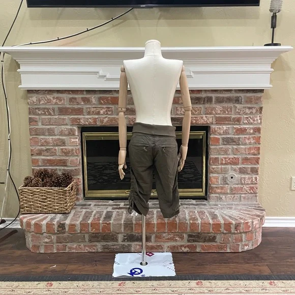 Vintage Y2K Jolt army green ruched capri pants / JR 5 / Excellent condition - Picture 12 of 13